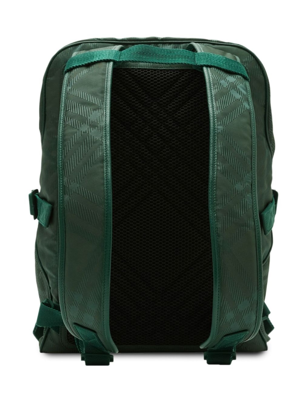 checked jacquard backpack - 3