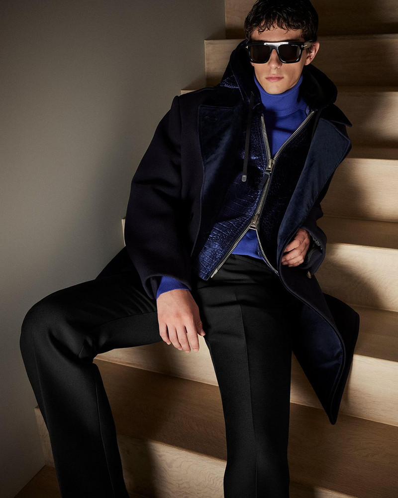 WOOL FELT OFFICER PEACOAT 4