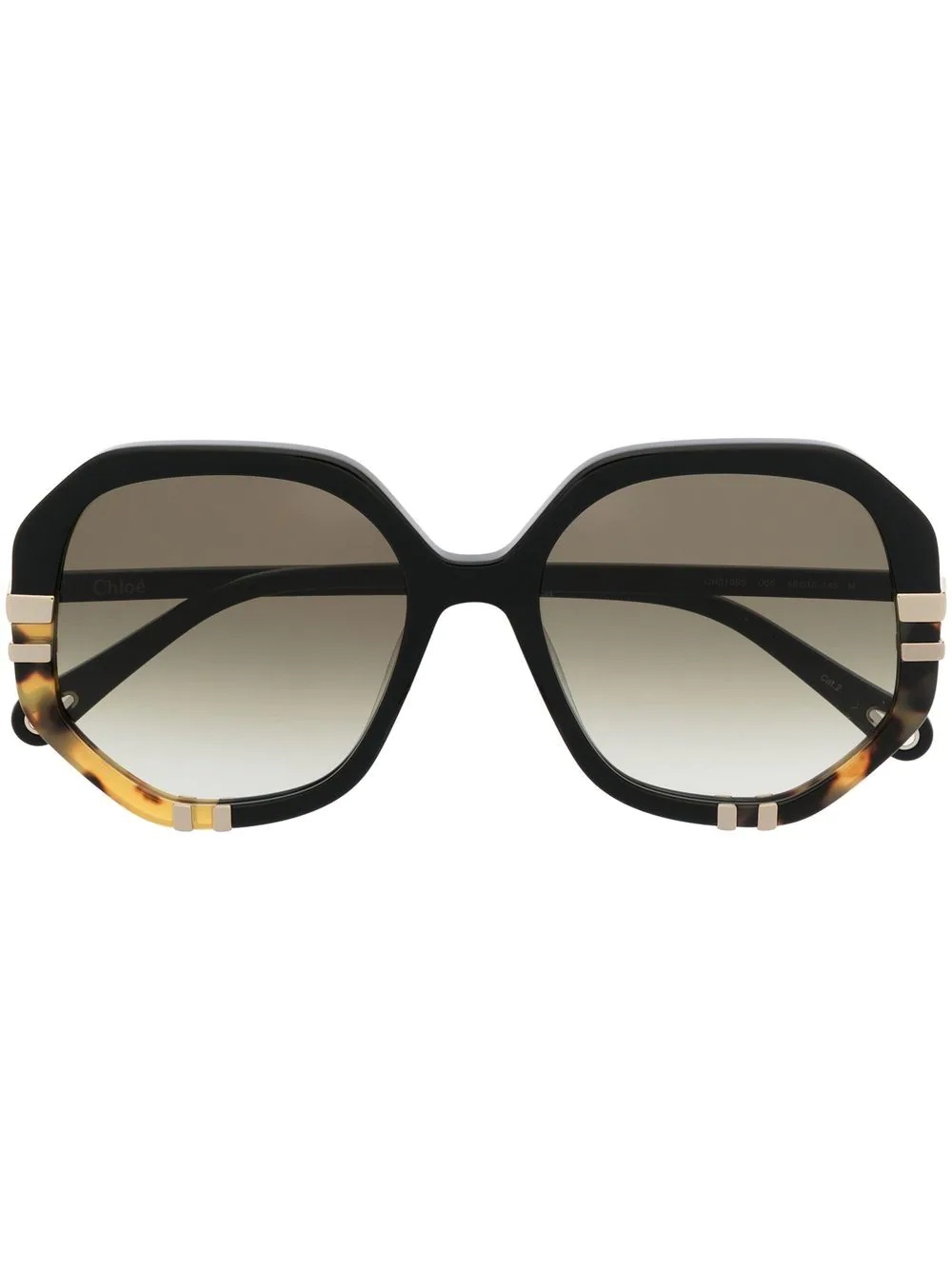 square-frame sunglasses - 1