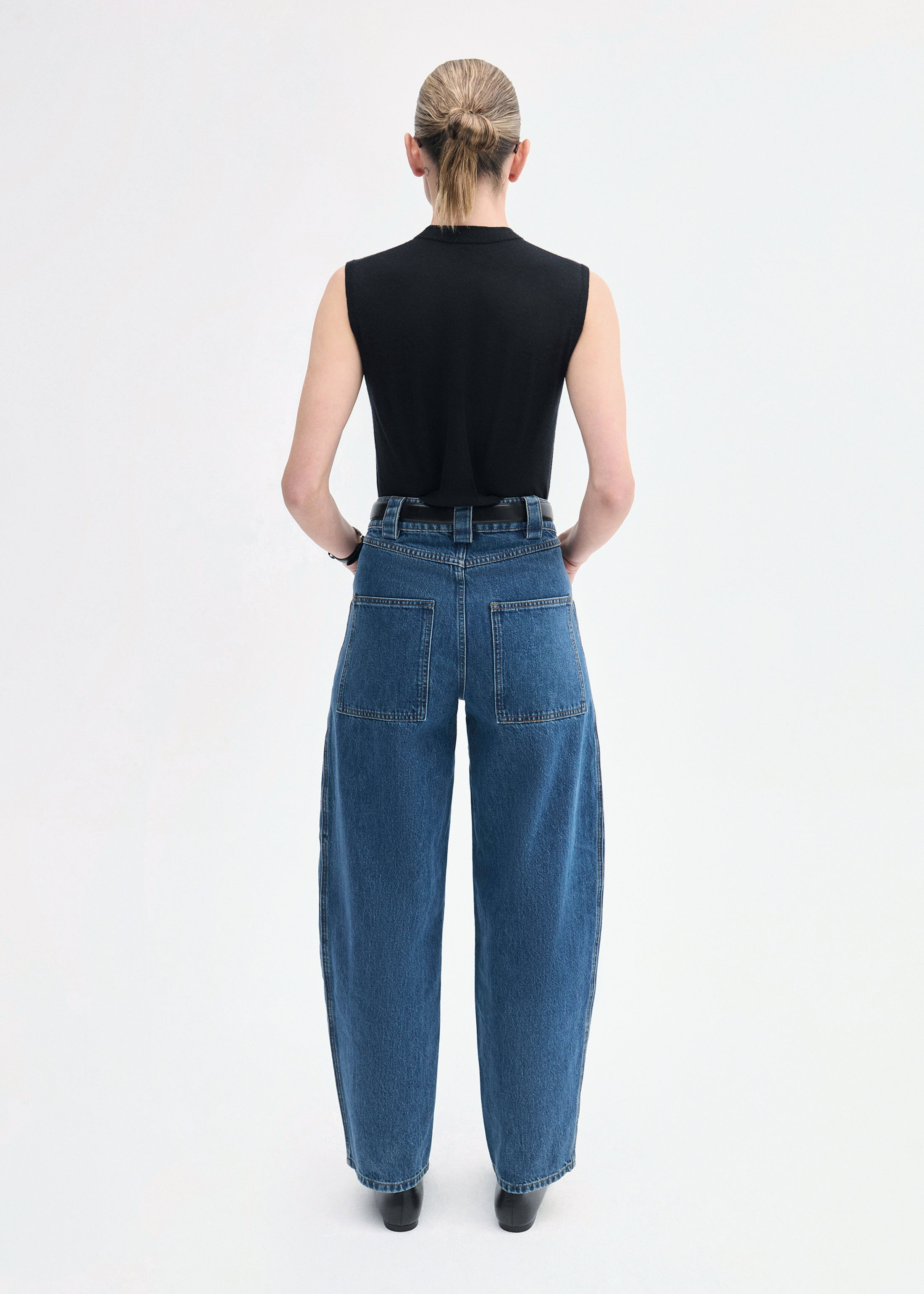 Shell Tank in Fine Cashmere - 4