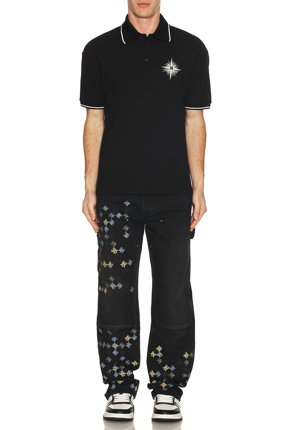MA Quad Embroidered Carpenter Jean - 6