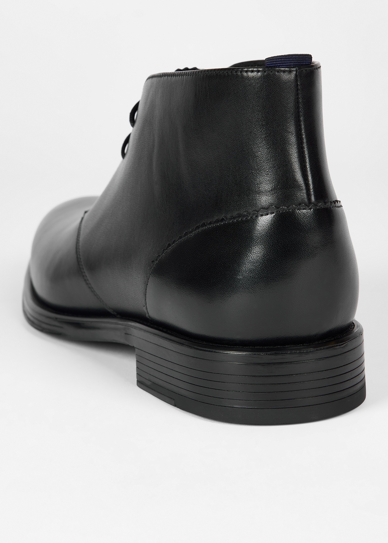 Black Leather 'Wilbur' Boots - 4