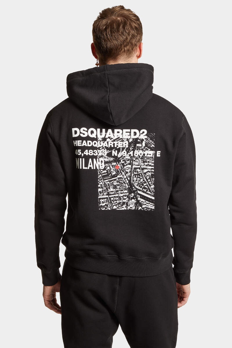 CERESIO MAP COOL FIT HOODIE SWEATSHIRT - 4