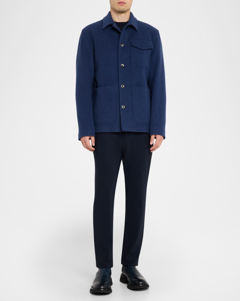 Herno Men's Field Jacket in Soft Recycled Wool outlook