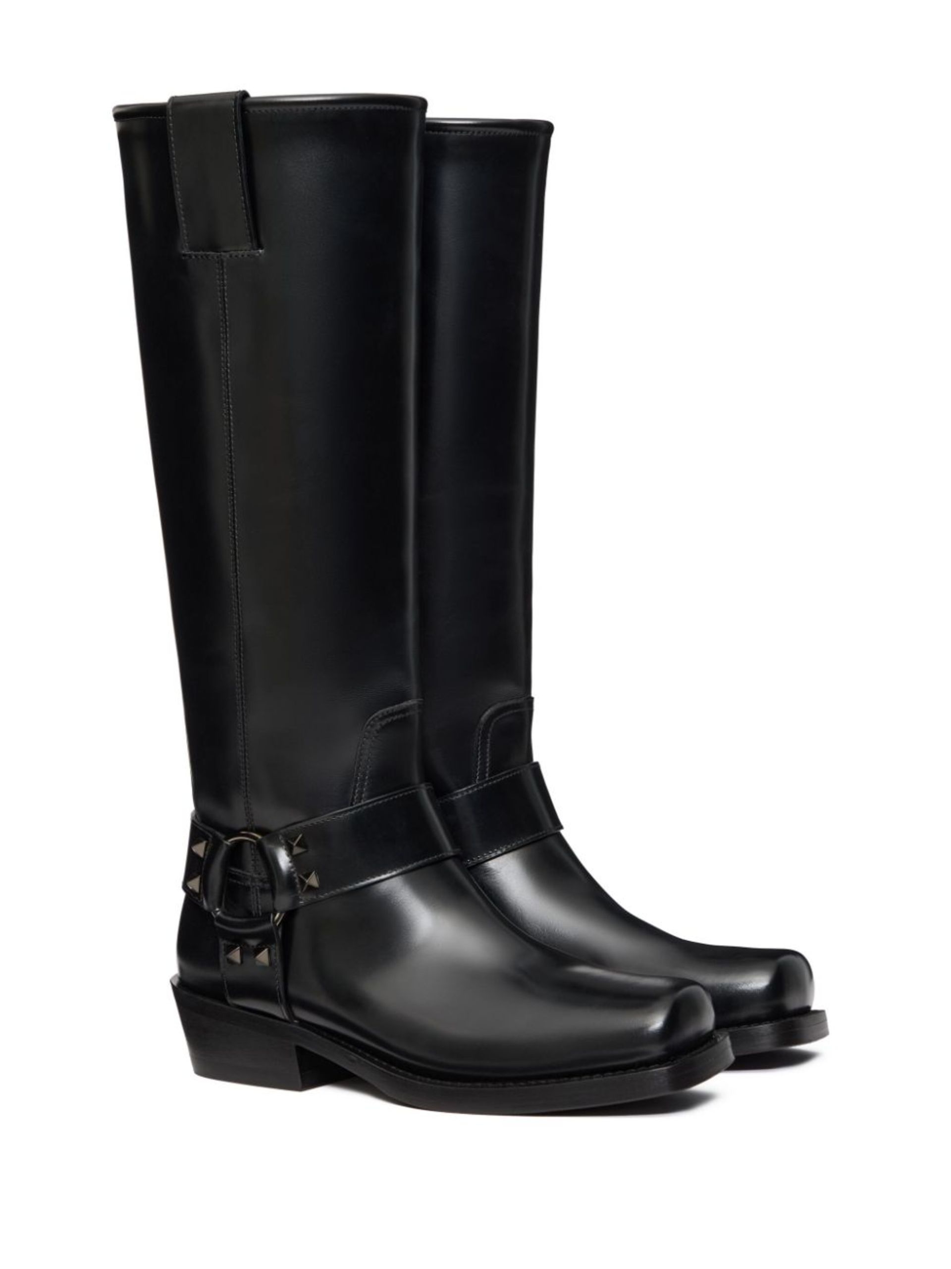 40 Rockstud Biker Boots - 2