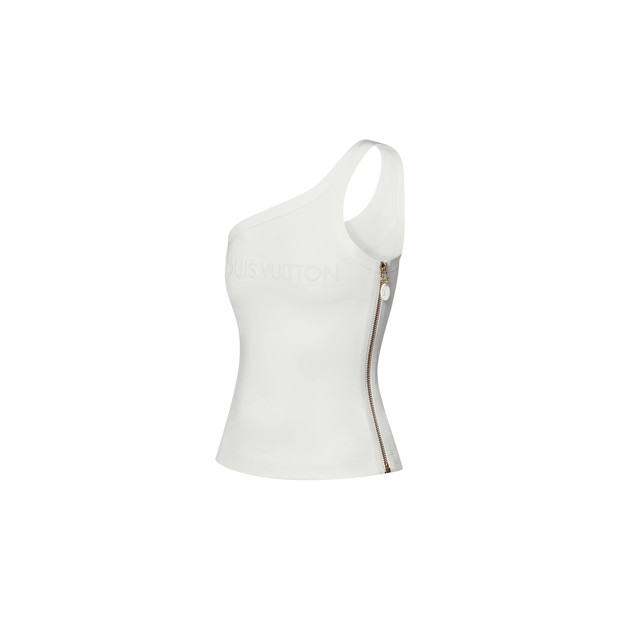 Asymmetrical Embossed Signature Top - 2