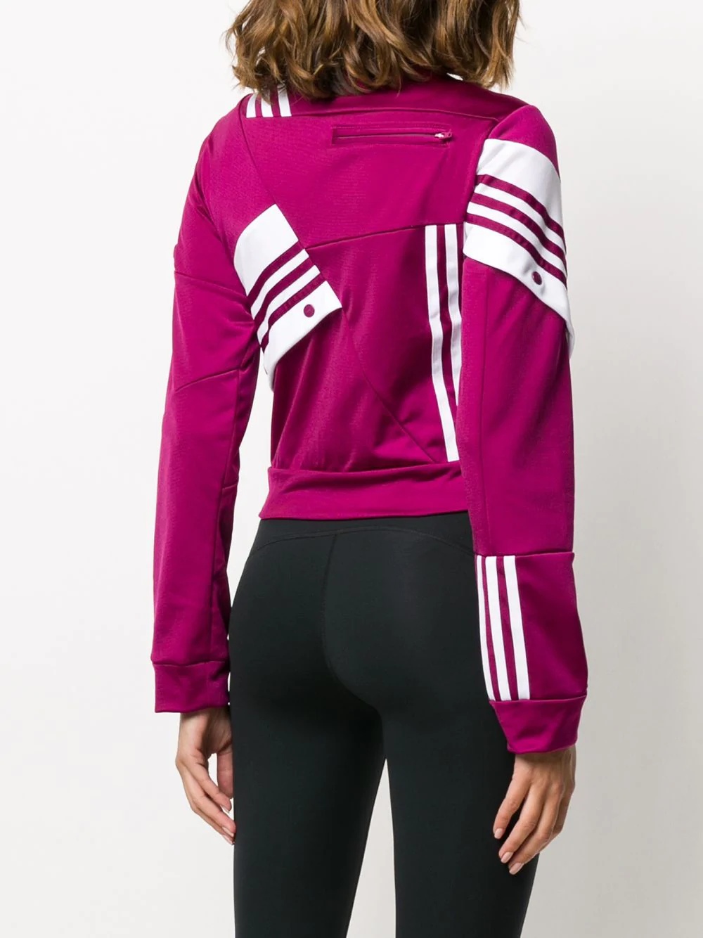 striped details sports jacket  - 4