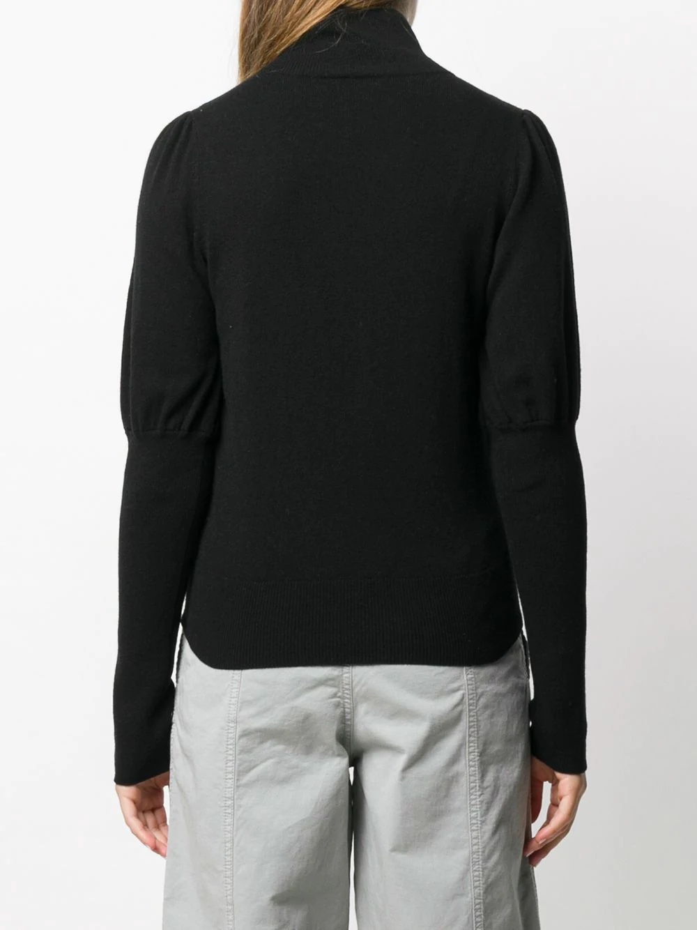 fitted-cuff sleeves jumper - 4