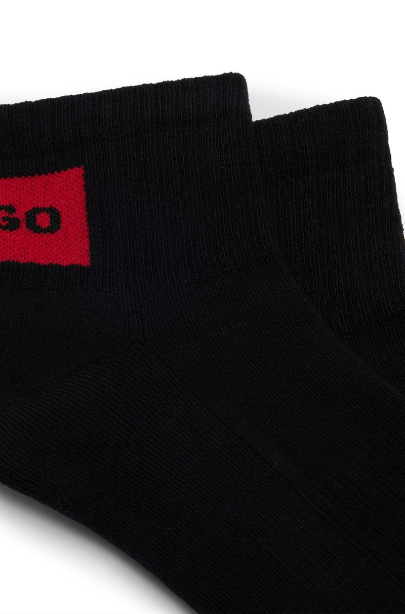 HUGO TWO-PACK OF SHORT SOCKS WITH LOGOS outlook