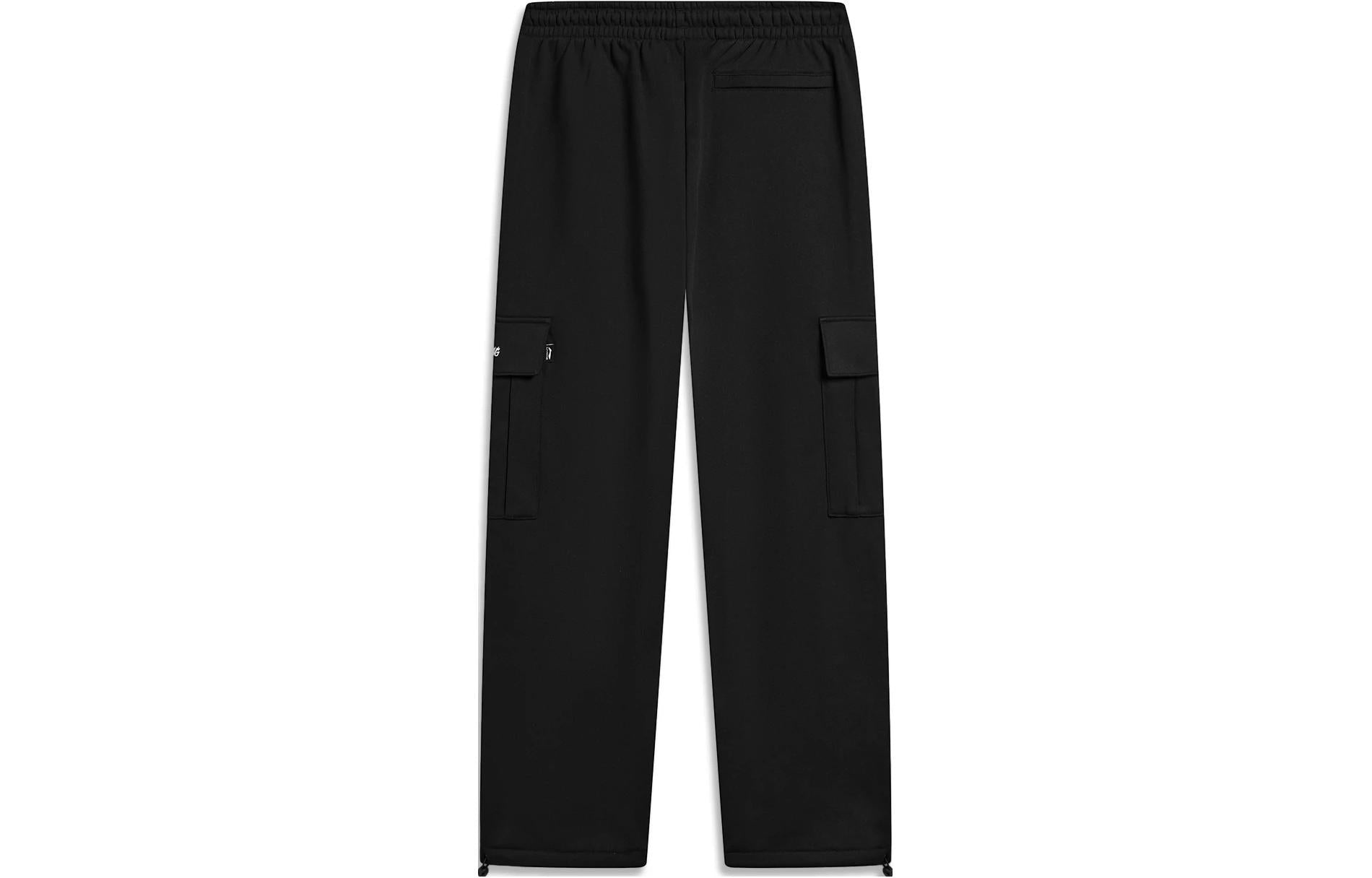 Li-Ning Skateboard Logo Cargo Pants 'Black' AKLT951-2 - 2