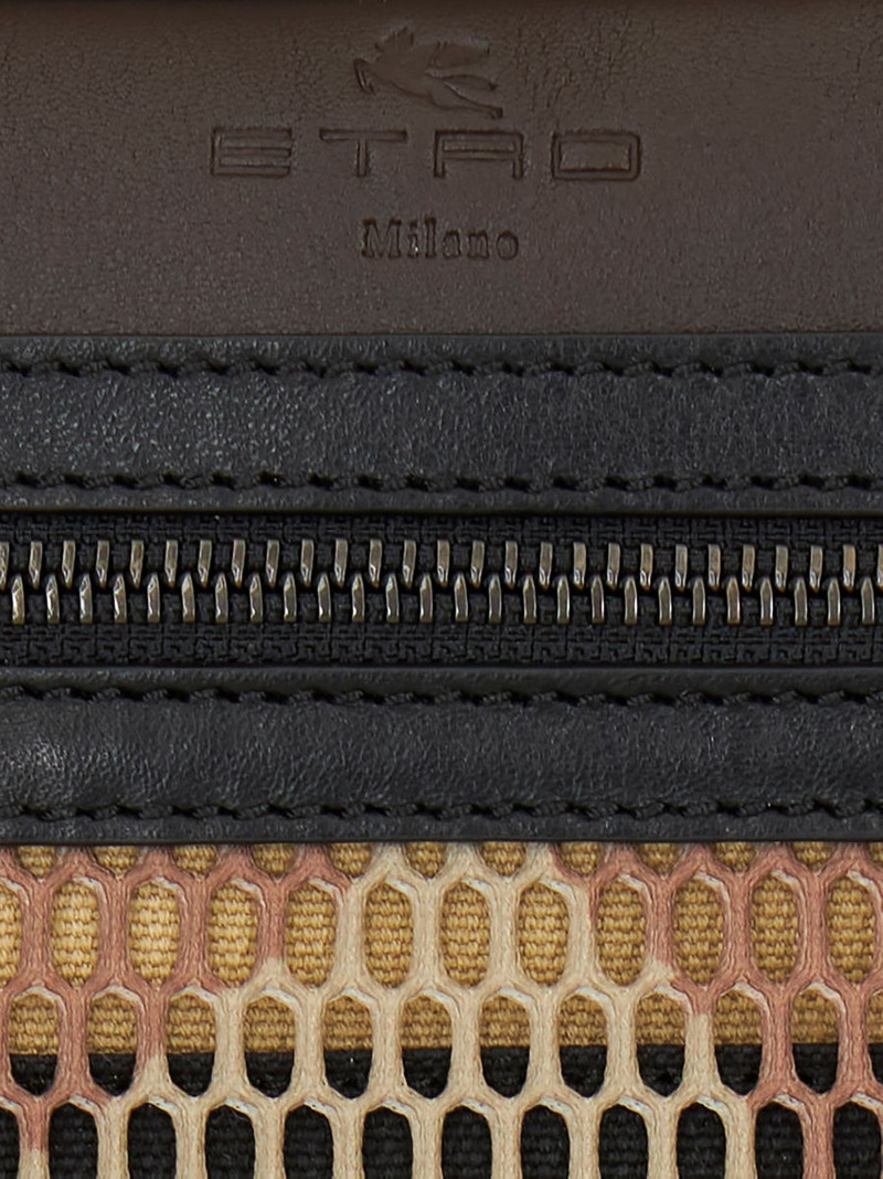 SHOULDER BAG IN MESH WITH PAISLEY PATTERN 6