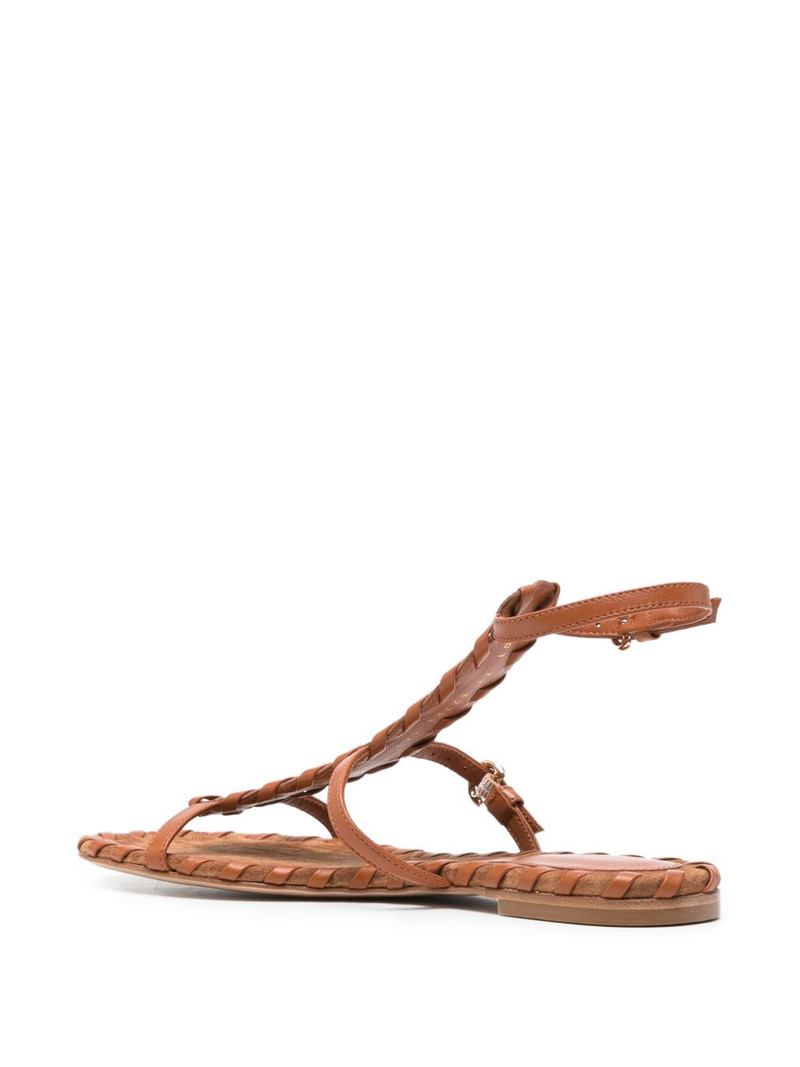 braided-trim sandals 3