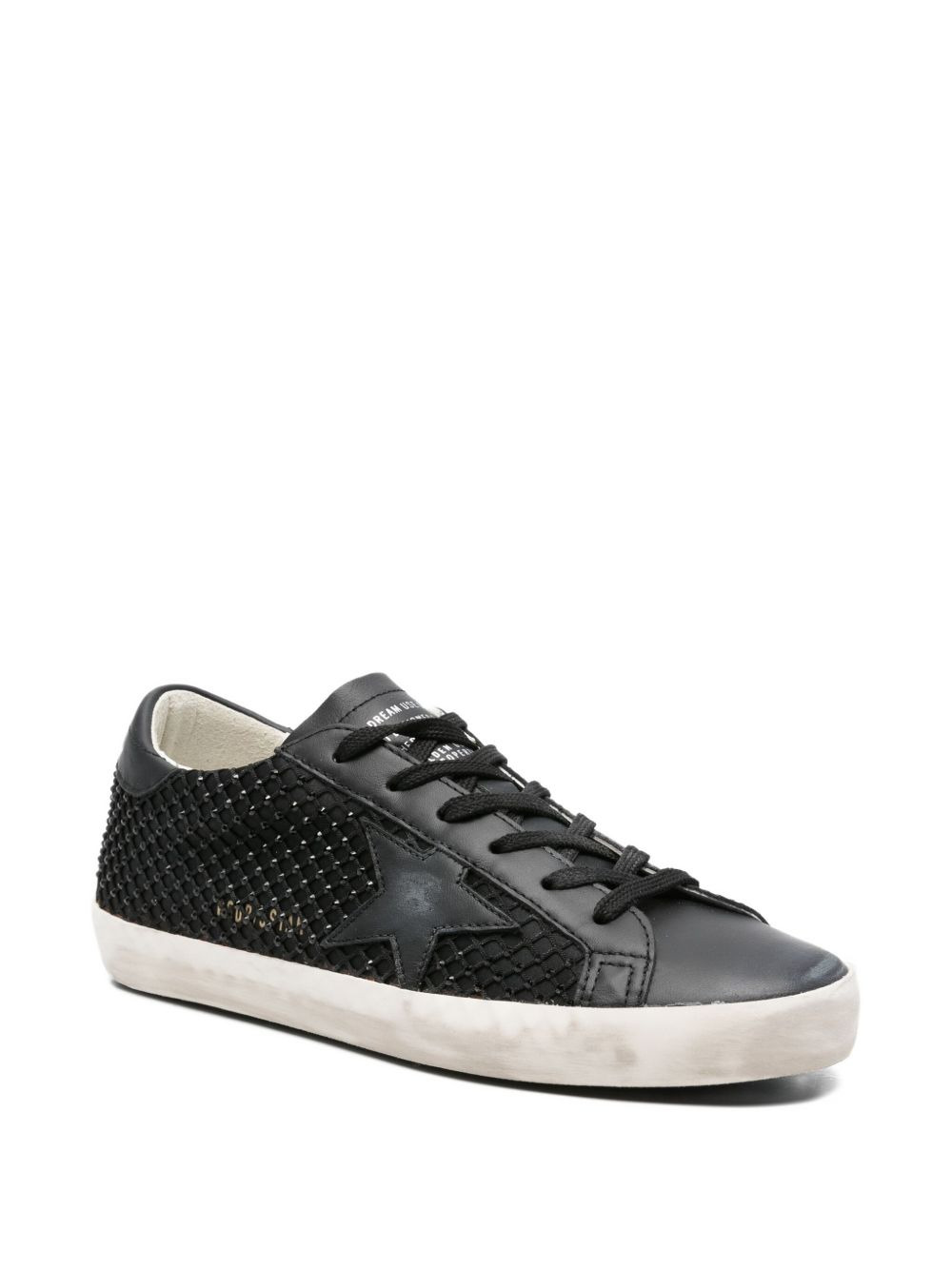 Super-Star beaded leather trainers - 2