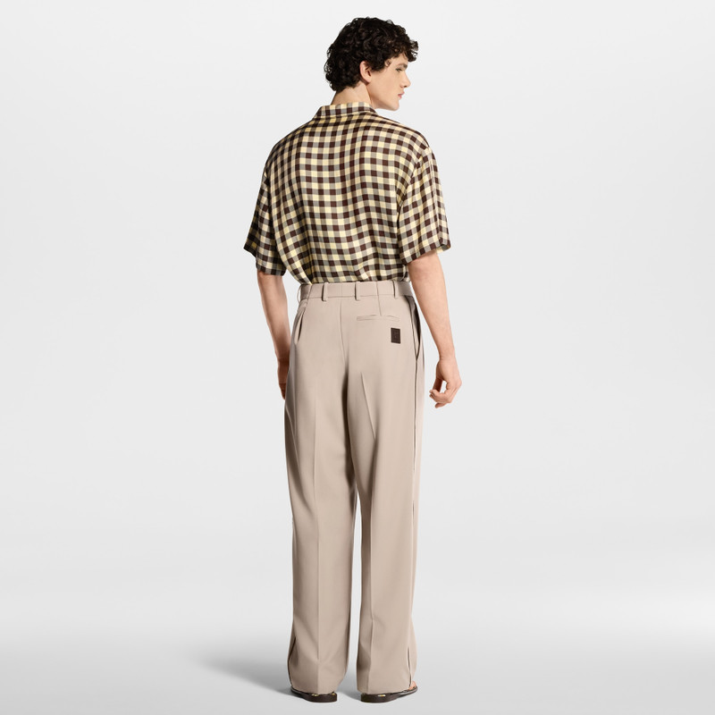 Damier Jacquard Short-Sleeved Shirt 3