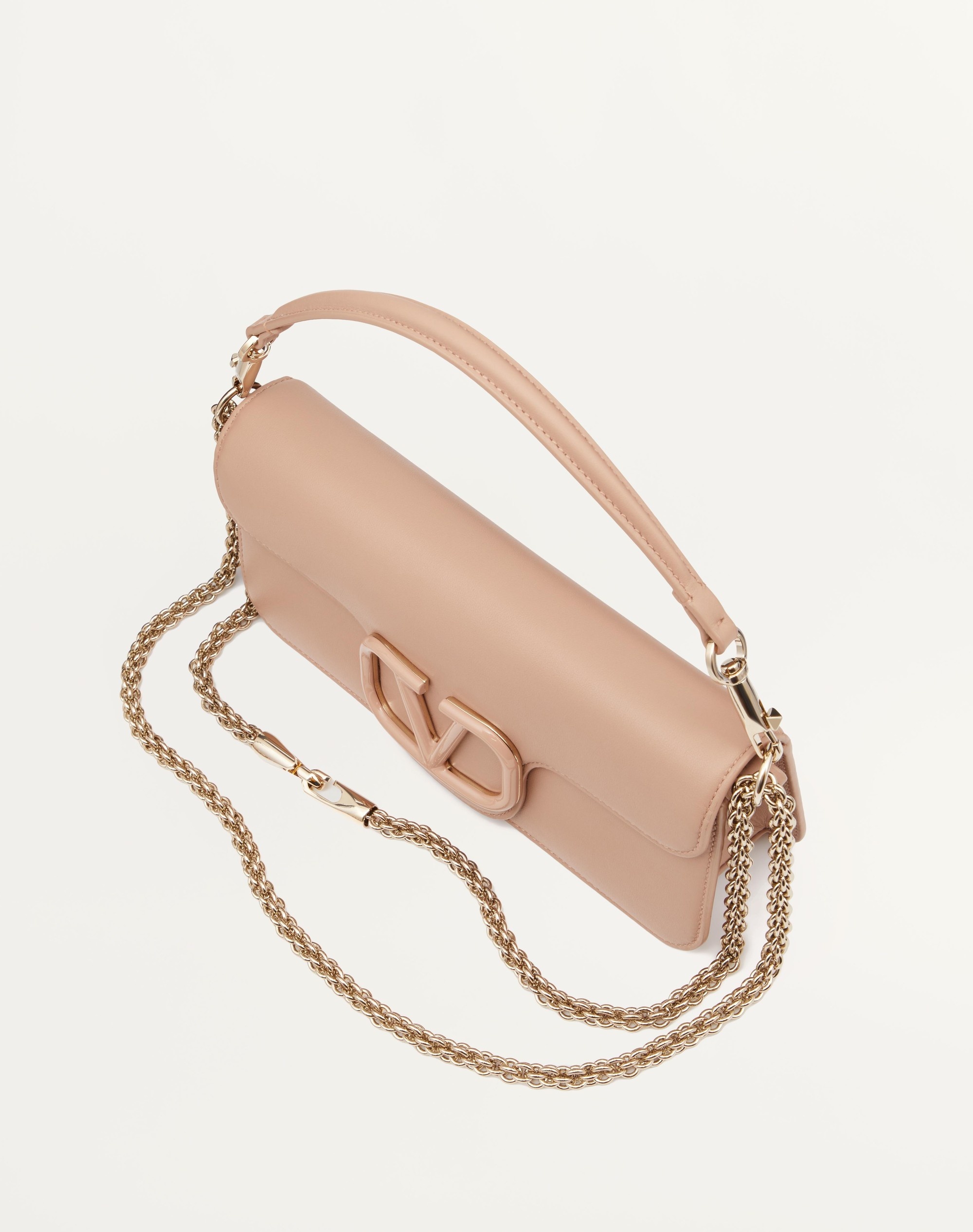 VALENTINO GARAVANI LOCÒ CALFSKIN SHOULDER BAG - 6
