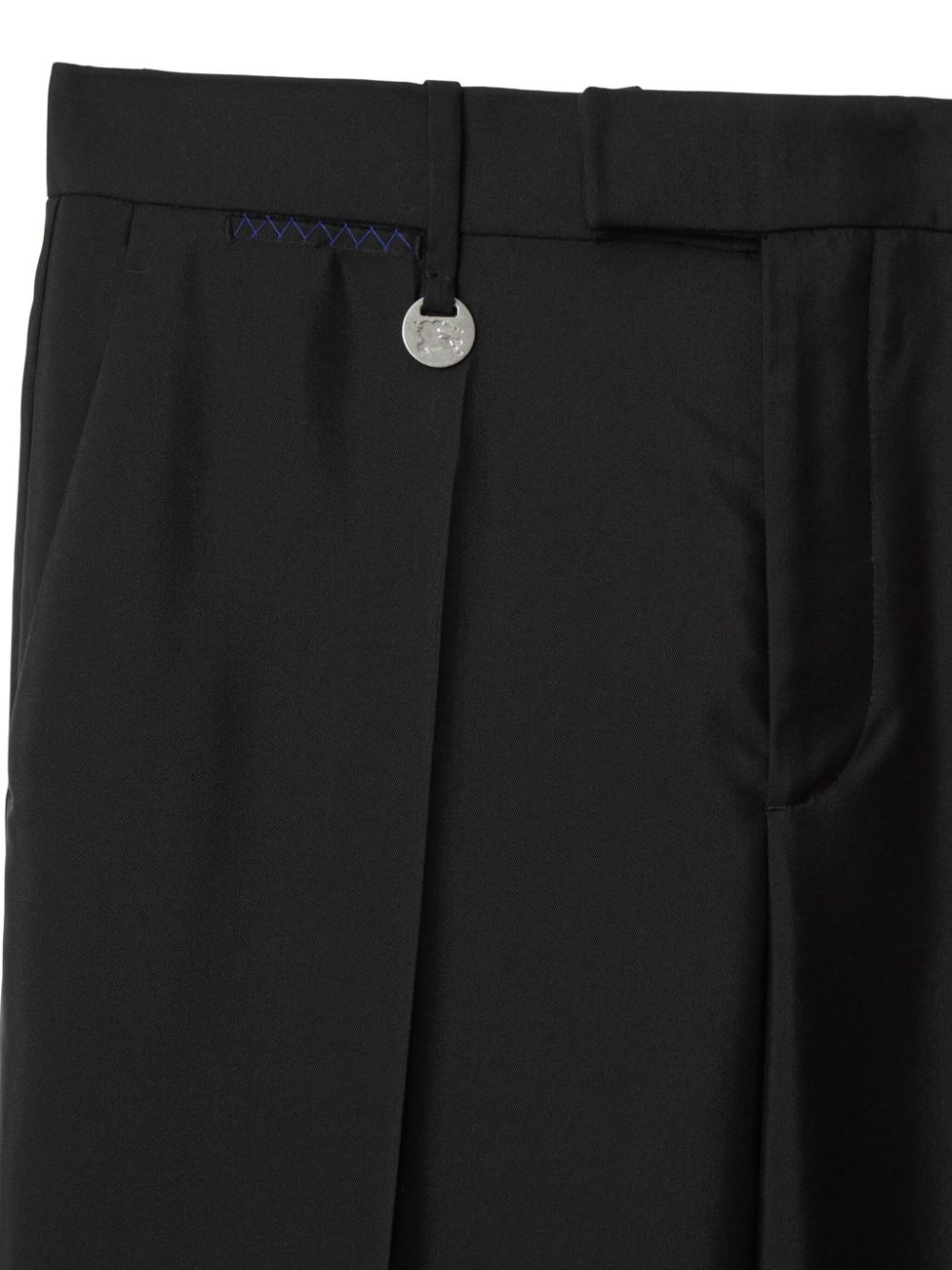 wool-blend tailored trousers - 6