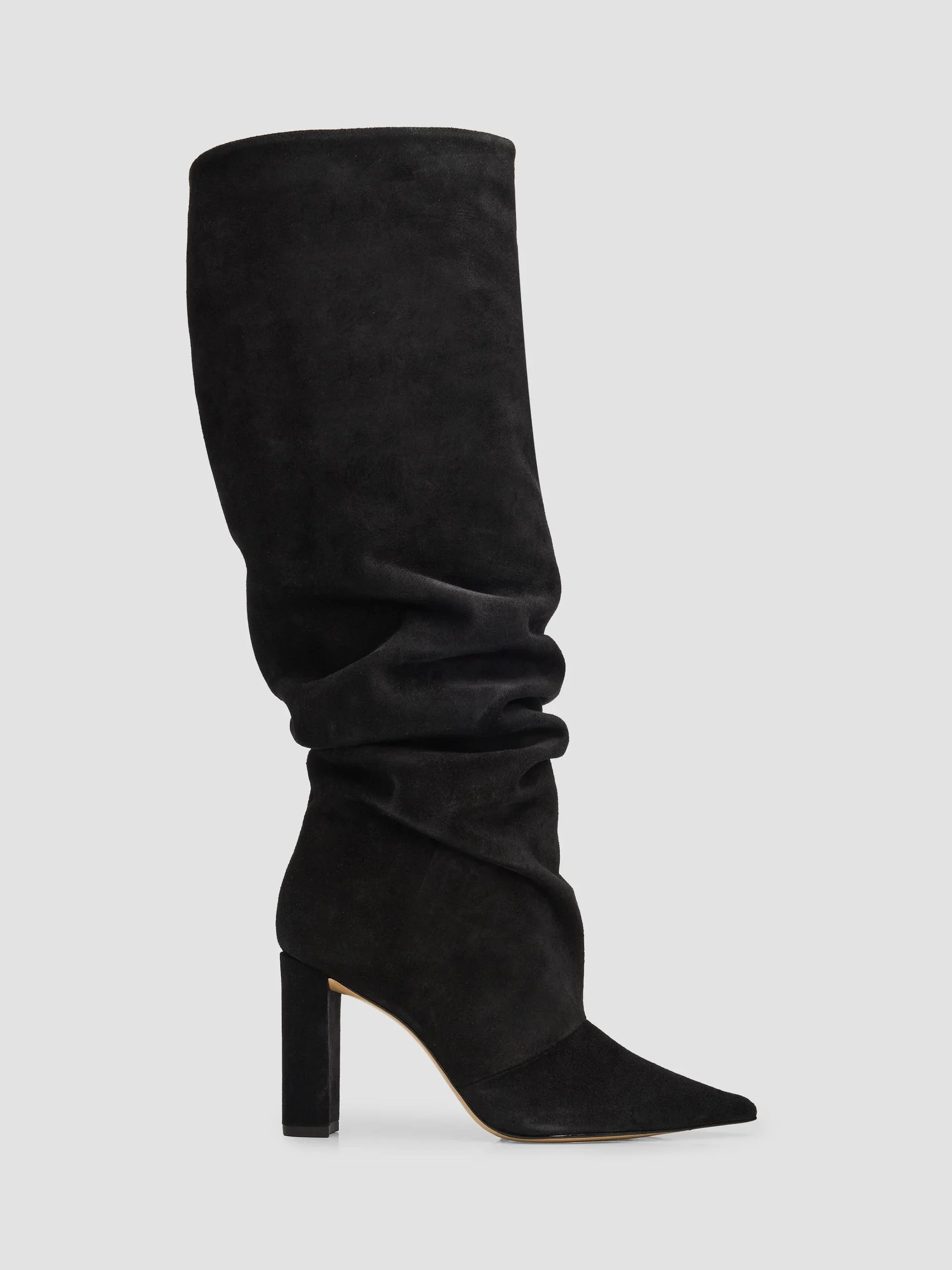 Women's Thay Slouch 90MM Suede Boots - Black - 1