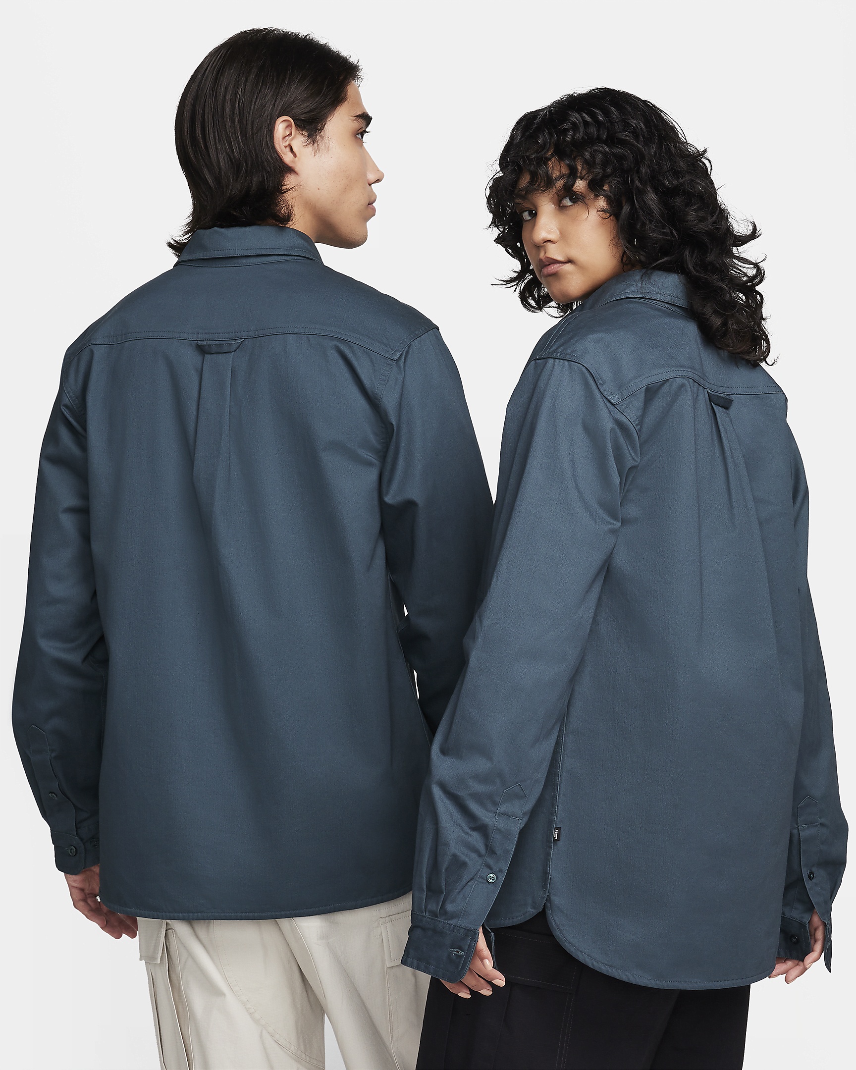 Nike SB Tanglin Woven Skate Button-Up Long-SleeveTop - 2