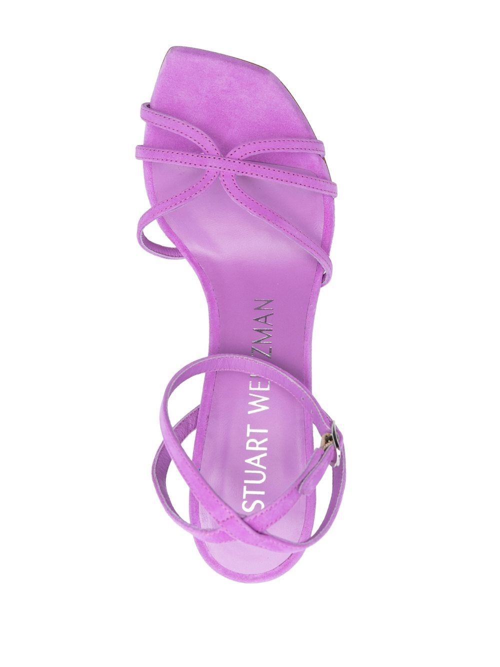 Nudist 100mm suede sandals - 4