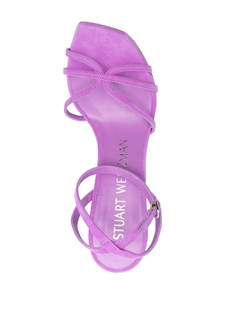 Nudist 100mm suede sandals 4