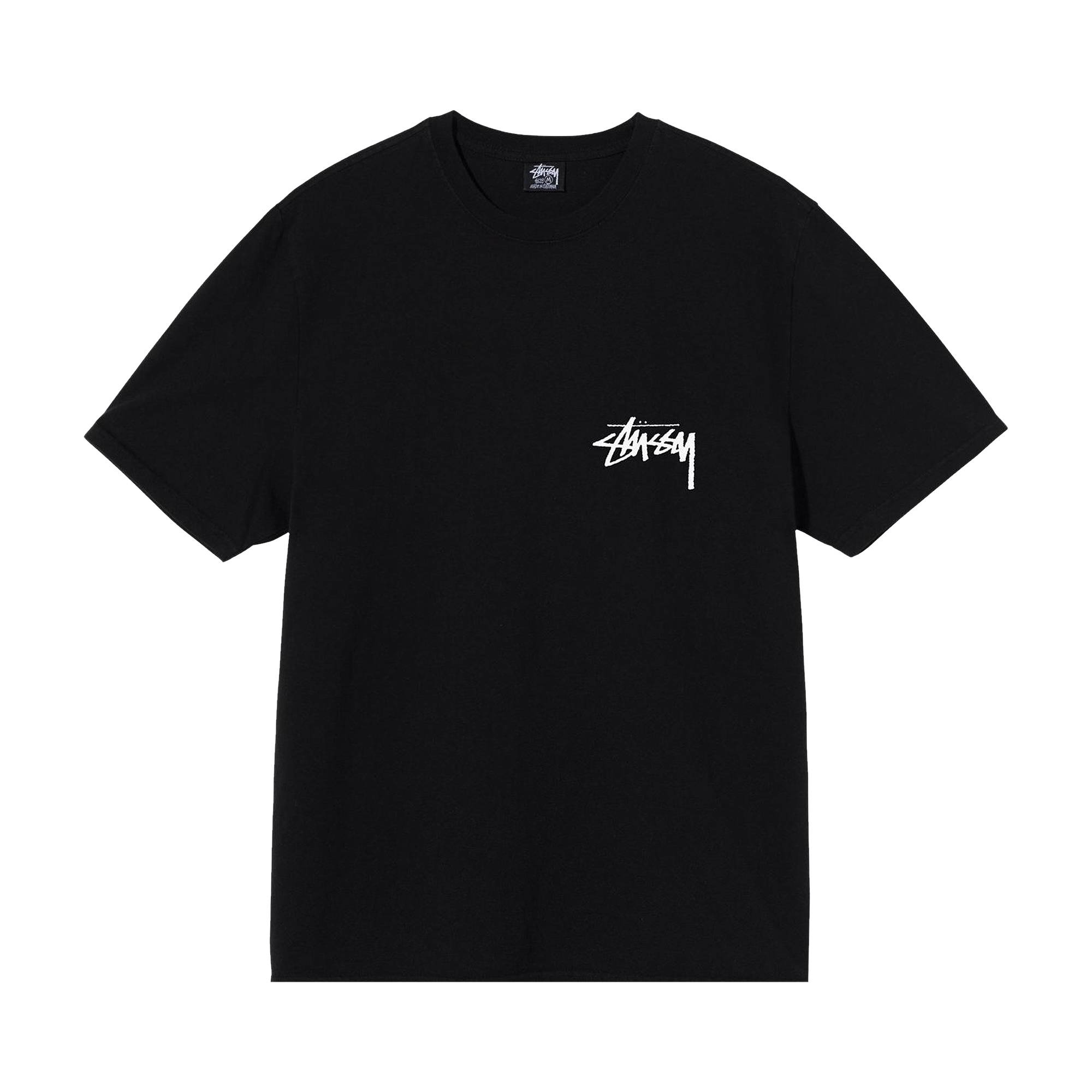 Stussy Painter Pigment Dyed Tee 'Black' - 1