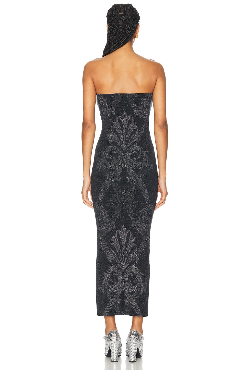 x Etro Metallic Jacquard Dress - 3