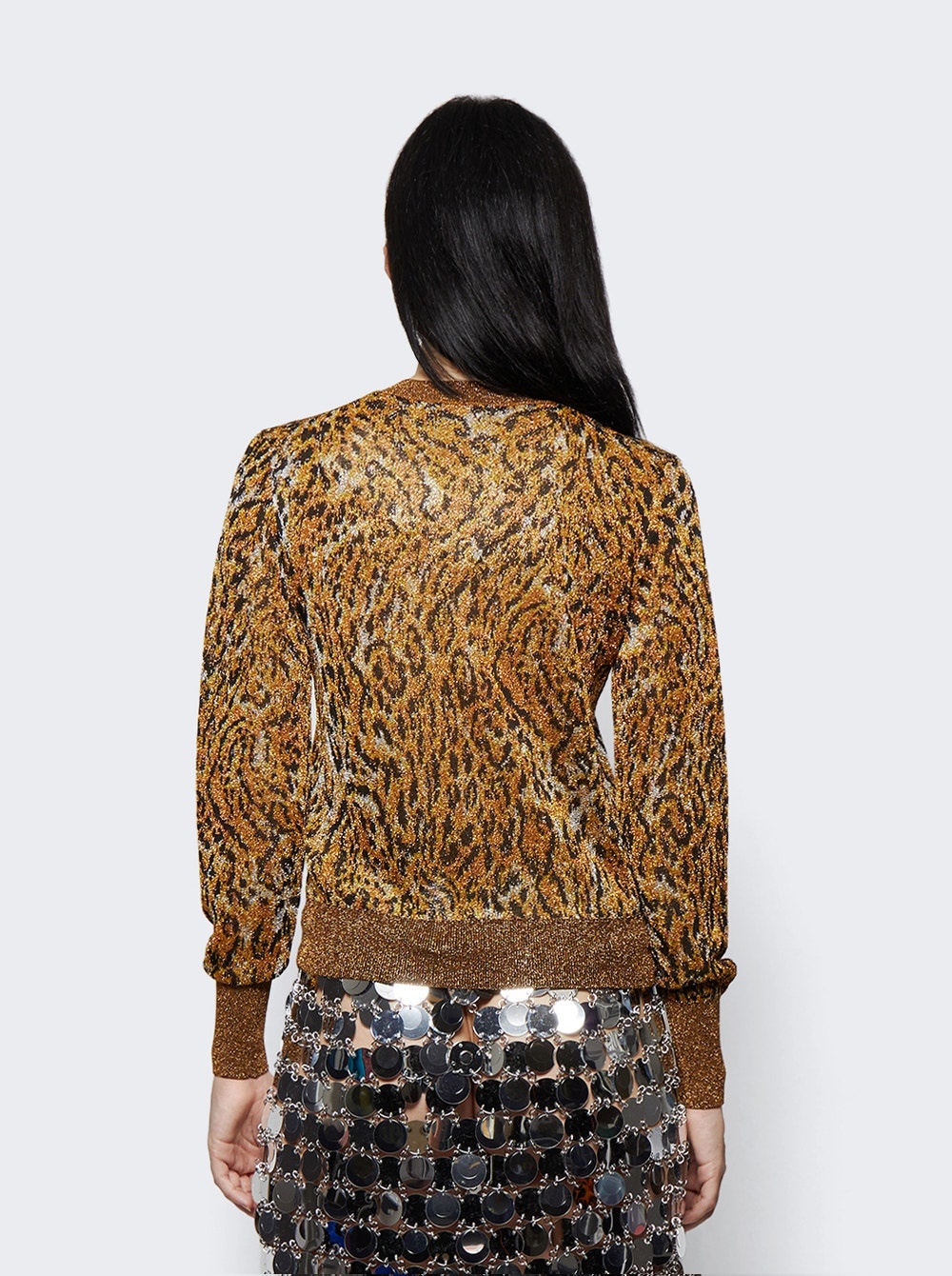 Leopard Print Pullover Brown - 5