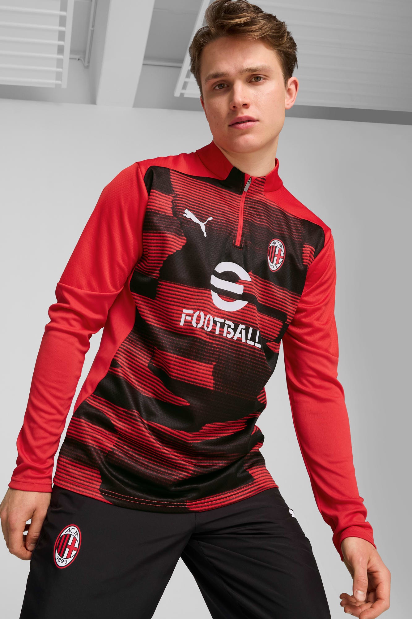 AC Milan Pre-Match Men's Quarter-Zip Top - 3