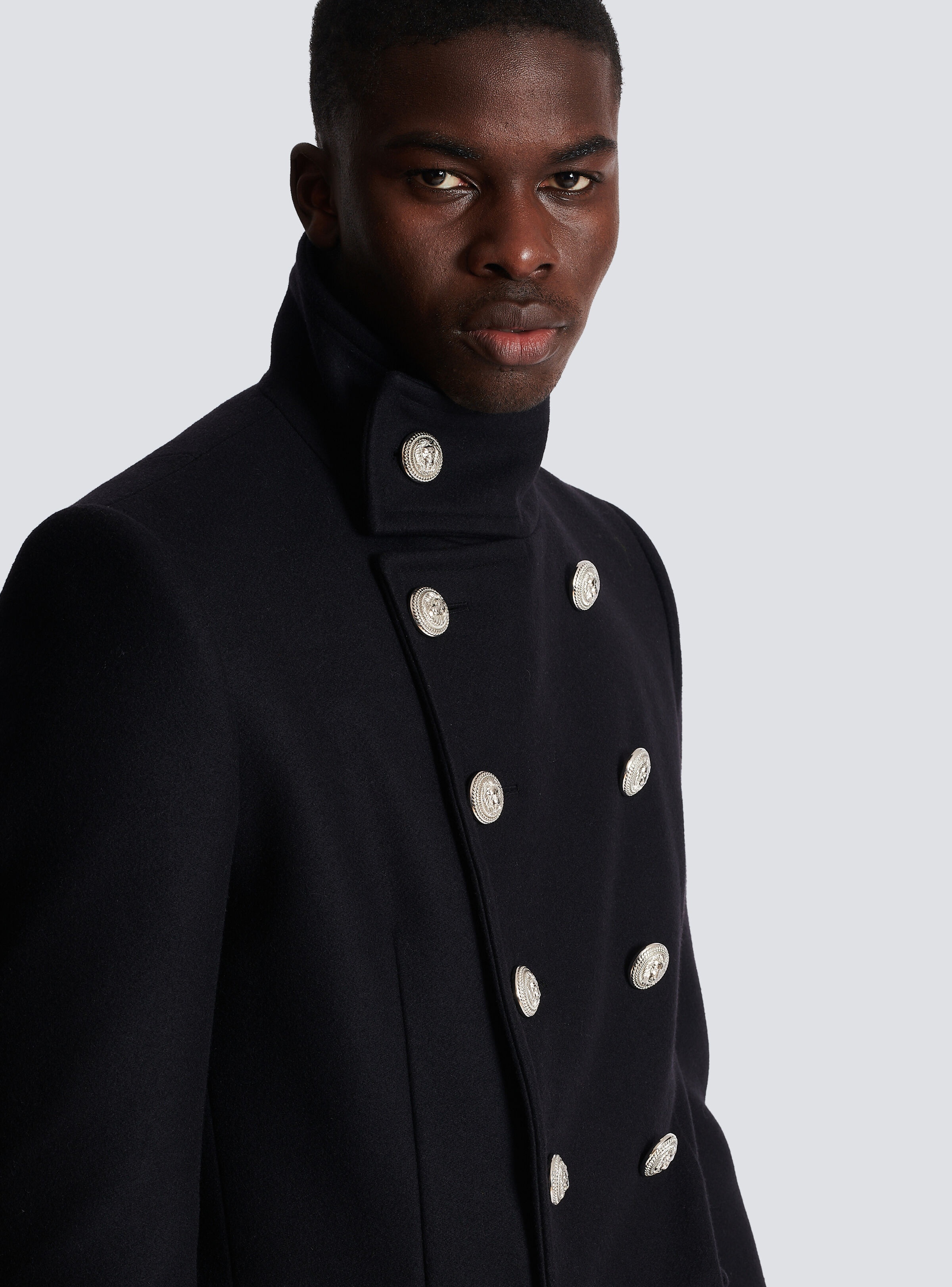 Balmain double-breasted Military Coat - Farfetch