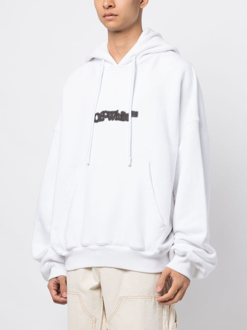 로고 인쇄 drawstring 후드 3