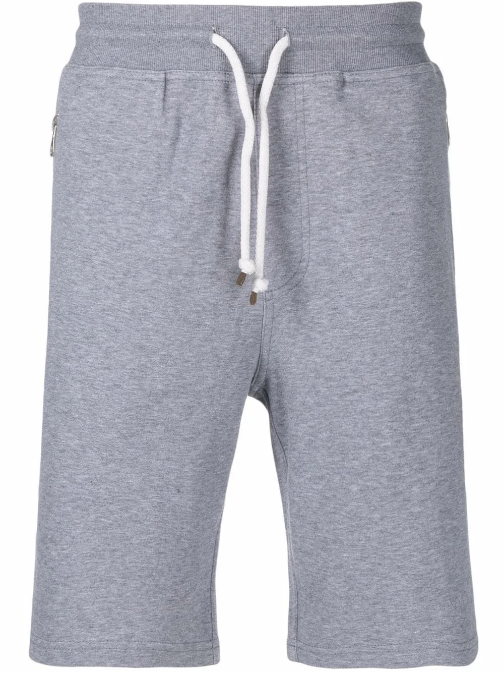 knee-length track shorts - 1