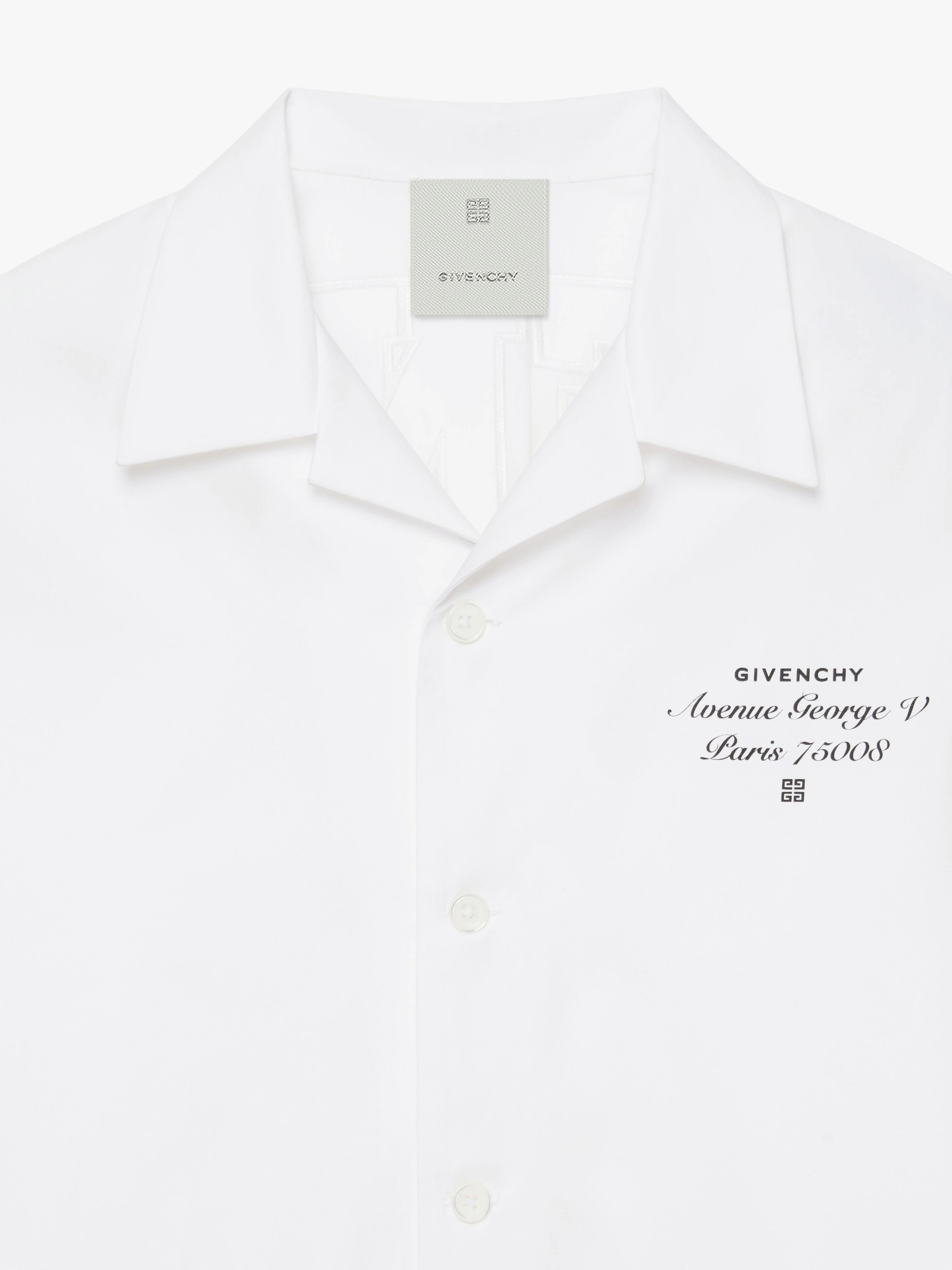 HAWAIIAN SHIRT IN GIVENCHY POPLIN - 6