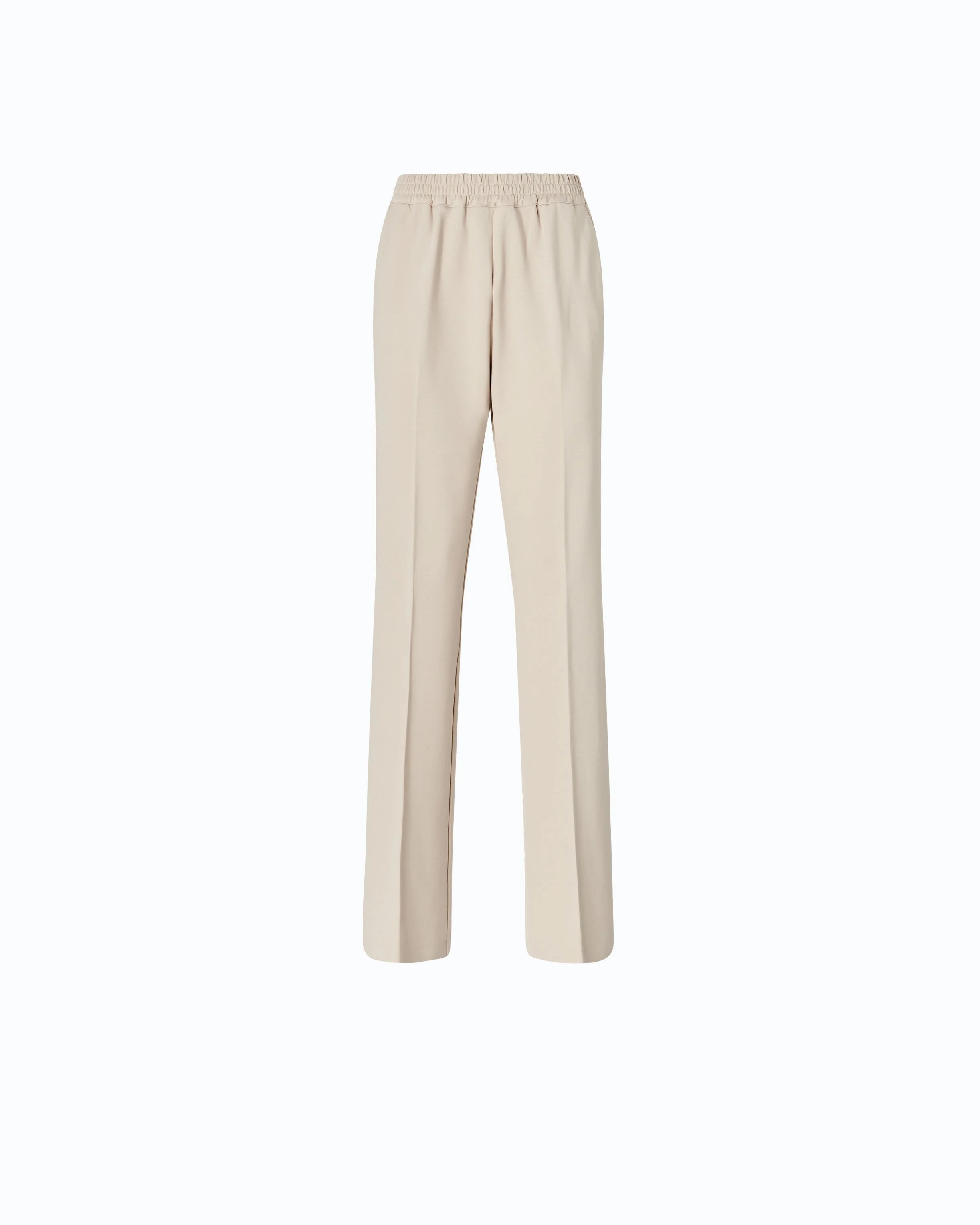 STRAIGHT-LEG TROUSERS WITH ELASTICATED WAIST - 1