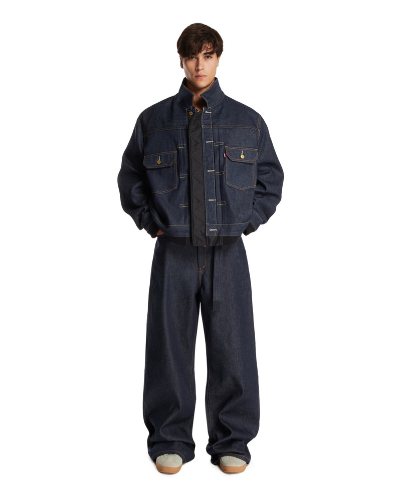 sacai Levi's x Sacai Blue Reversible Blouson outlook