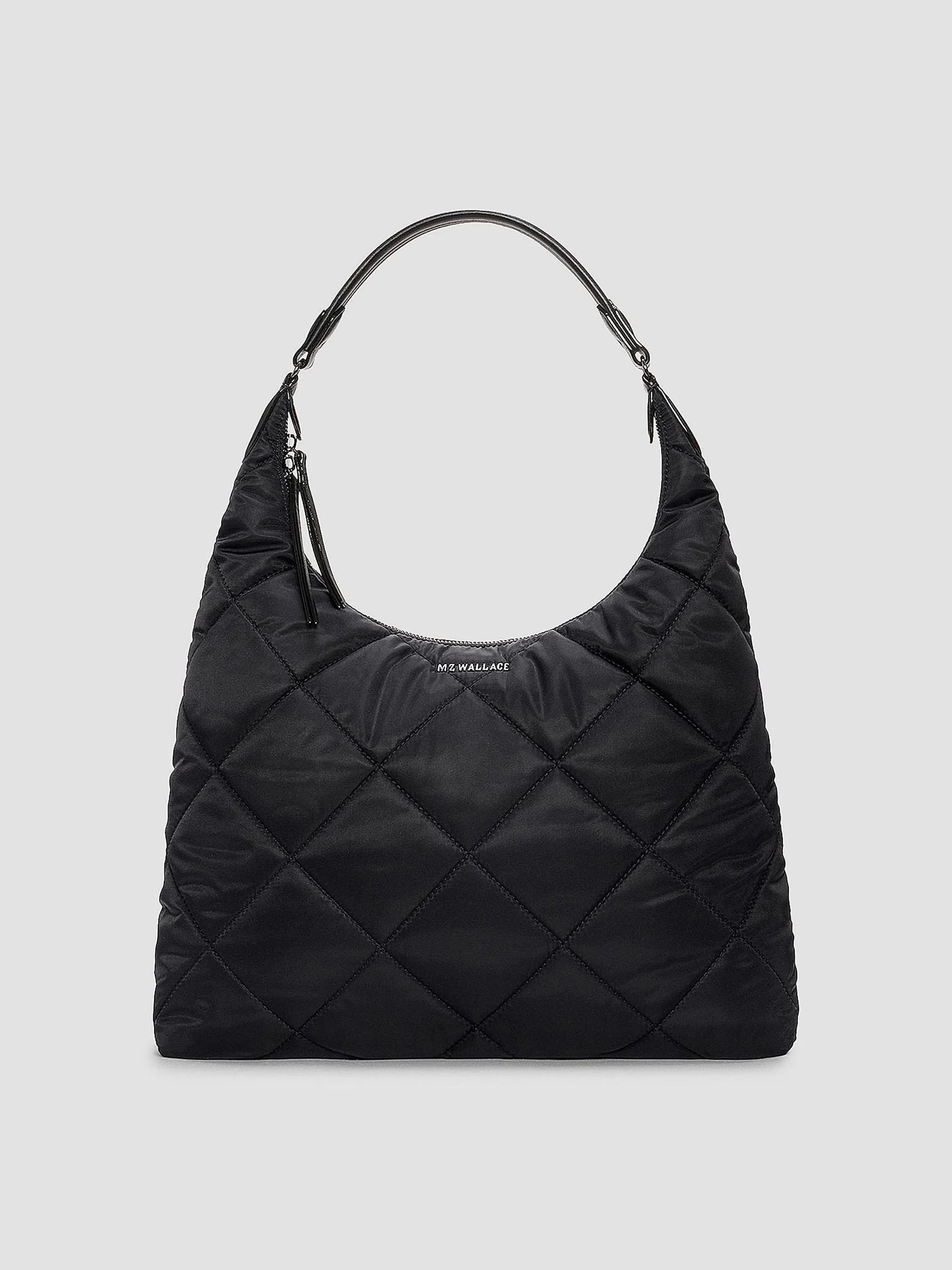 Women's Madison Quilted Shoulder Bag - Black - 1