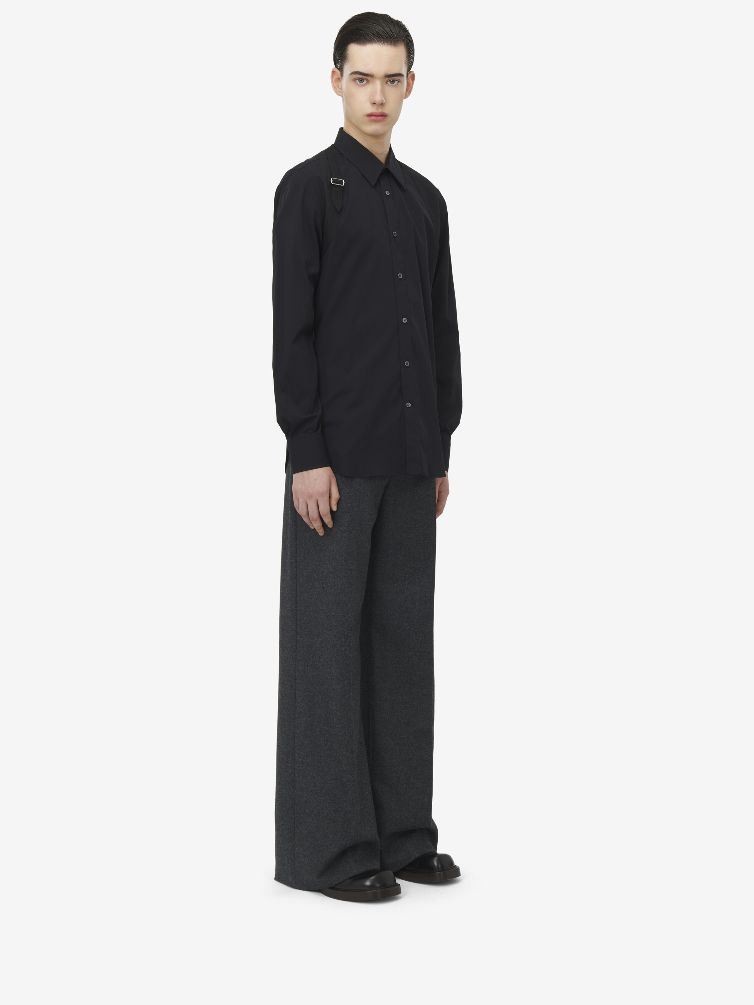 Men's Harness Shirt in Black - 4