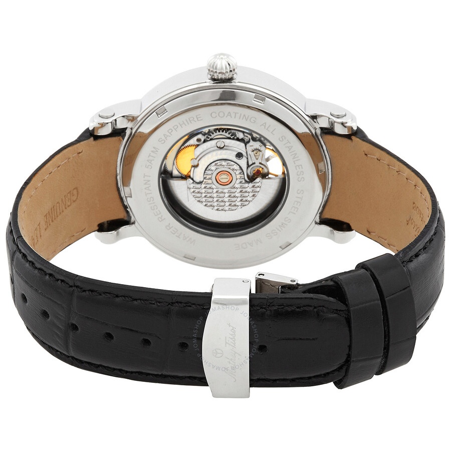 Mathey-Tissot - Mathey-Tissot Skeleton Automatic Black Dial Men's Watch H7053AN - 3