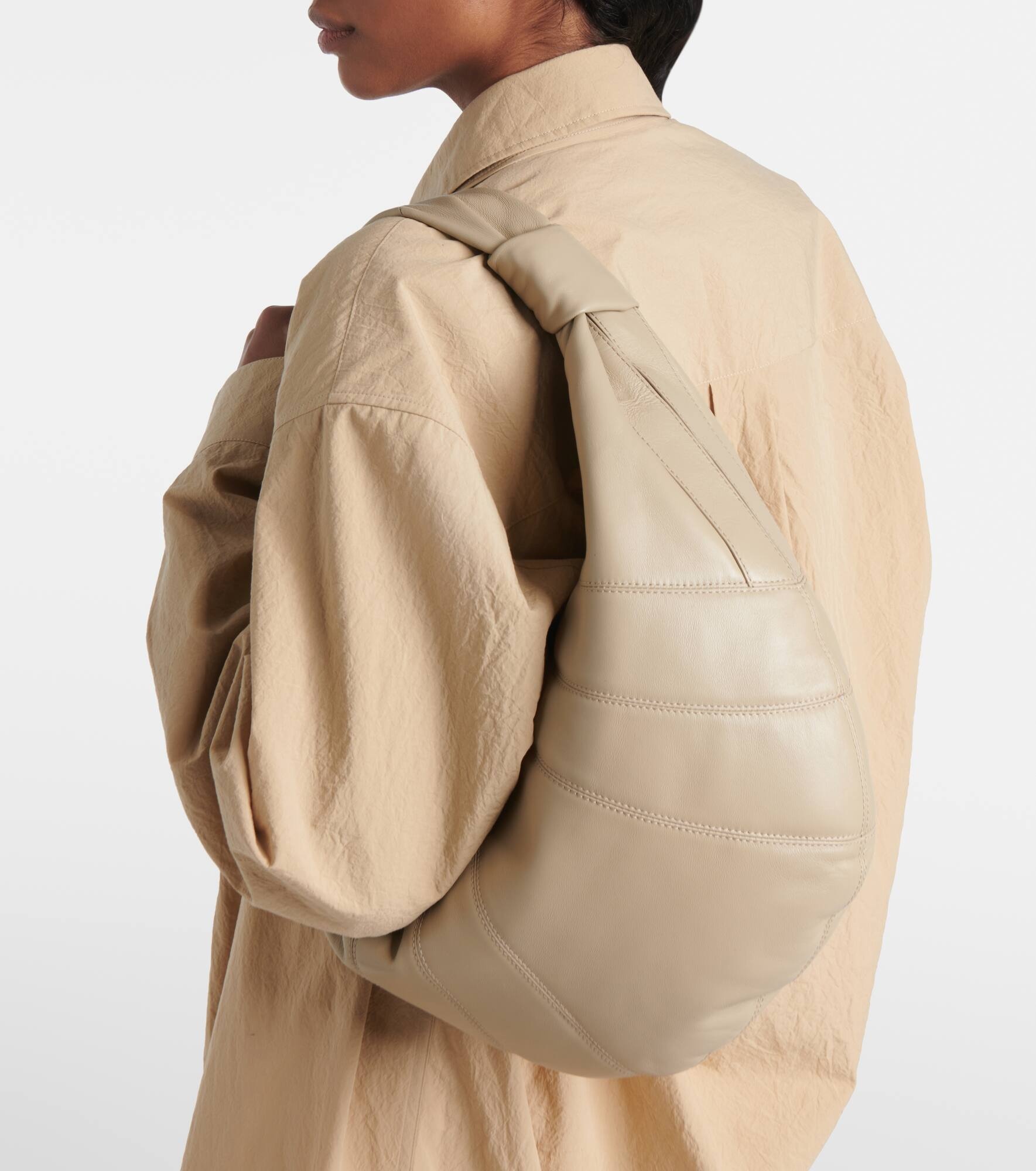 Fortune Croissant leather shoulder bag - 2