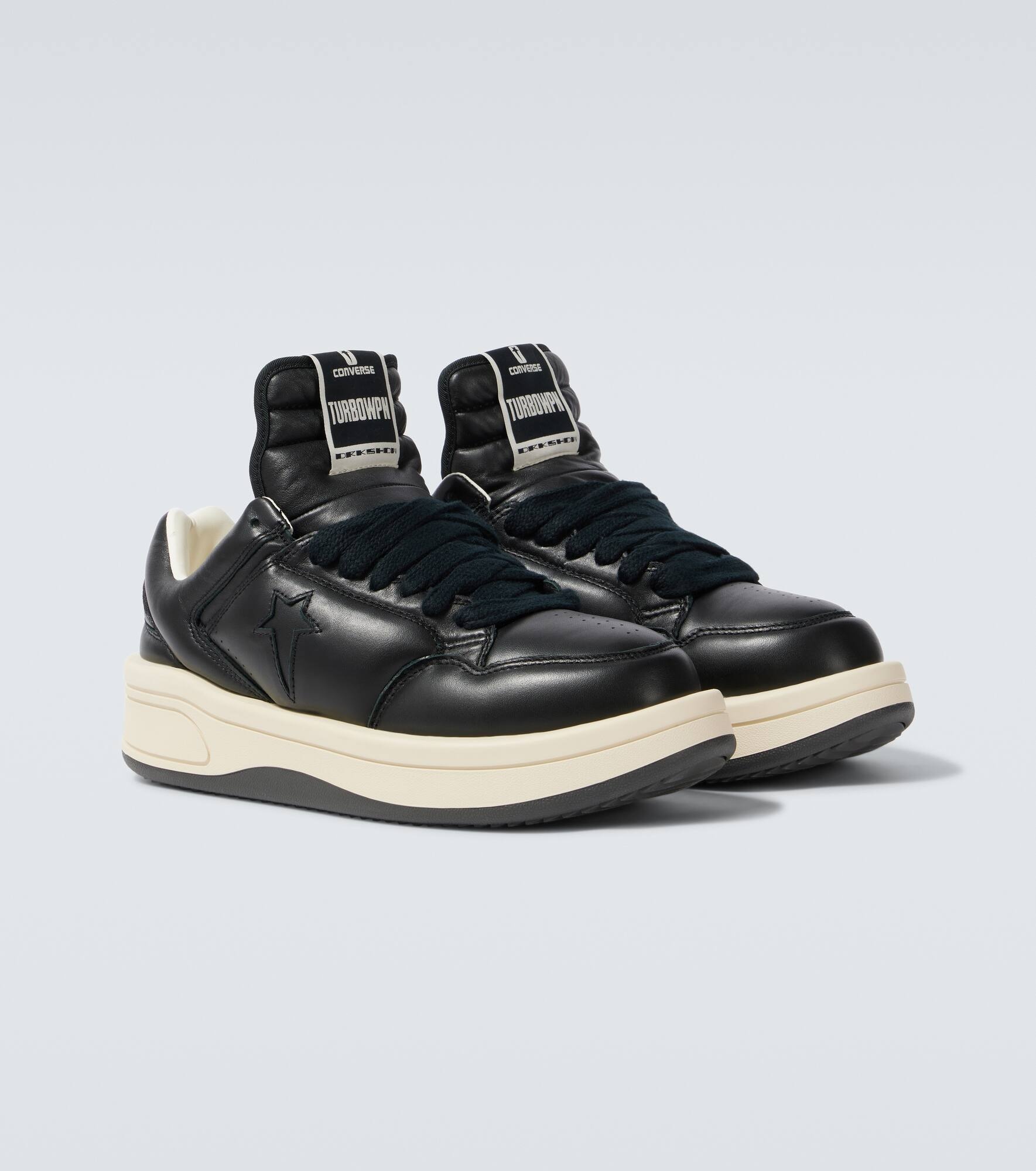 x Converse leather sneakers - 5