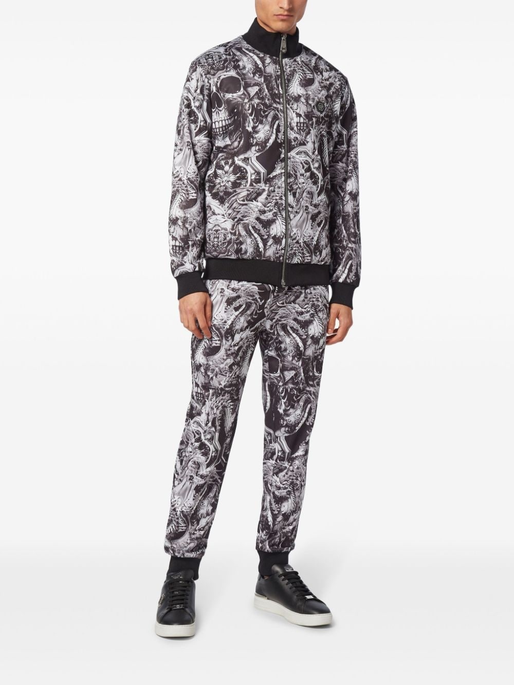 Dragon Skull-print tracksuit (set of two) - 2