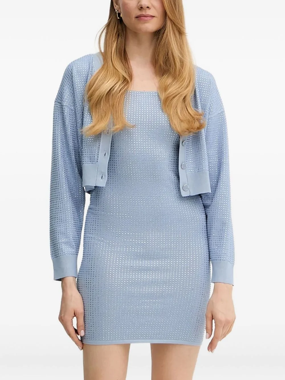 embellished cardigan - 1