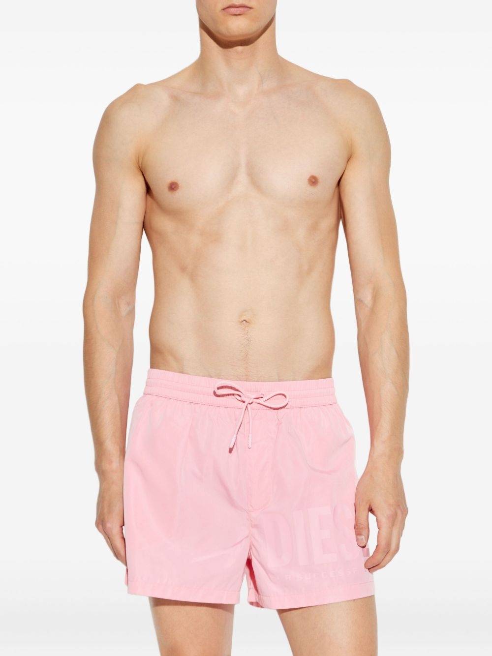 logo-print swim shorts - 2