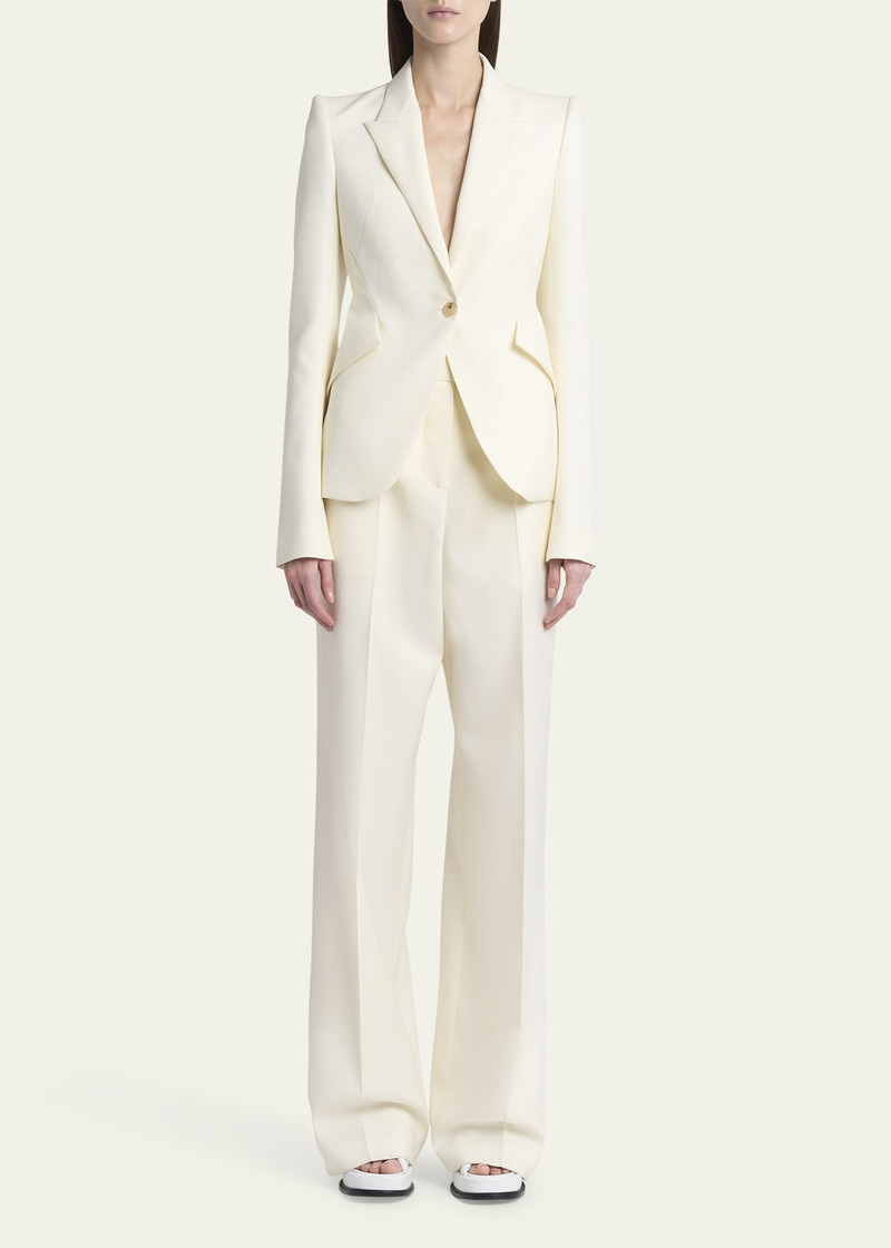 Alexander McQueen Belted Back Single-Breasted Blazer outlook
