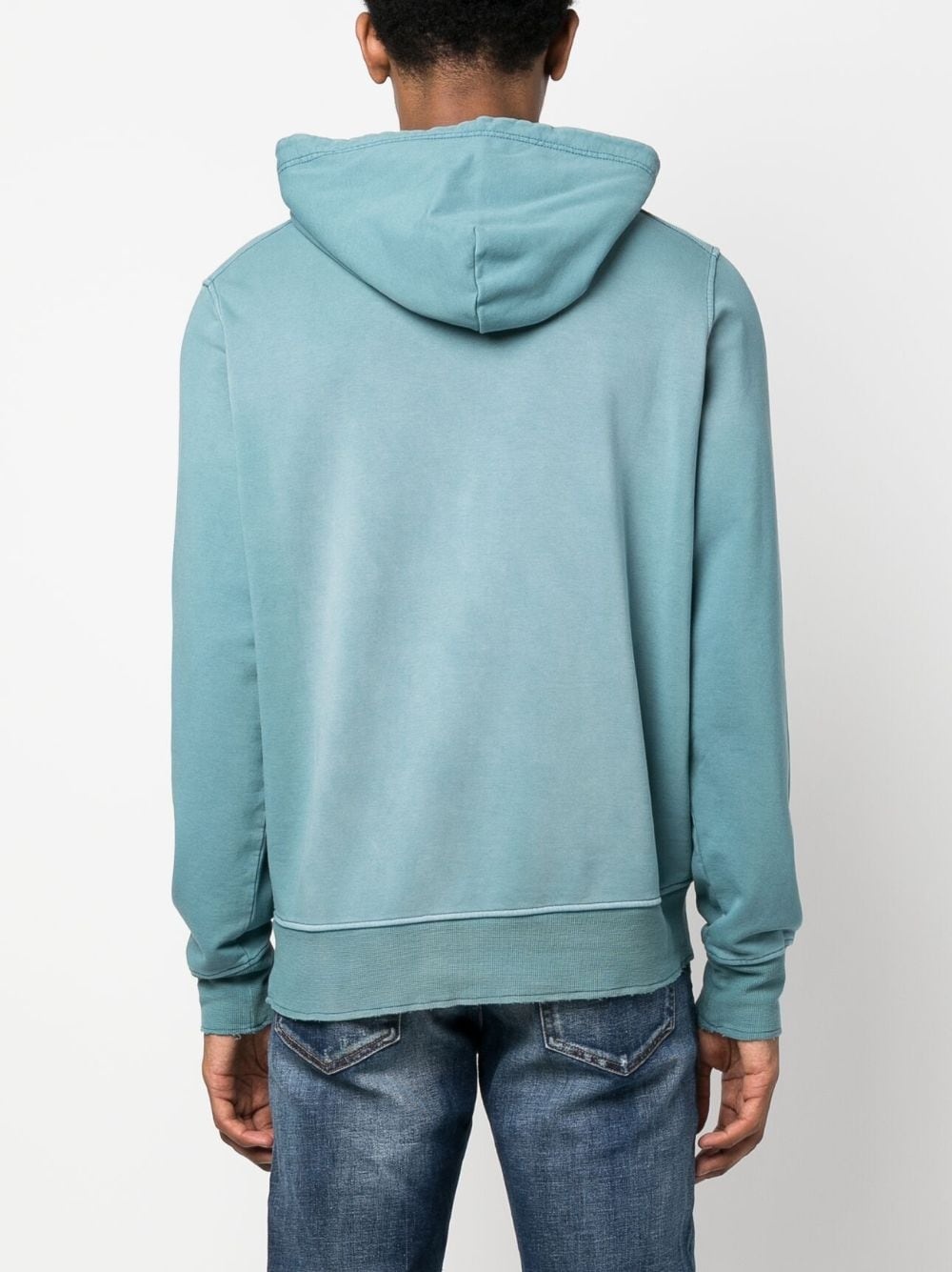 graphic-print cotton hoodie - 4