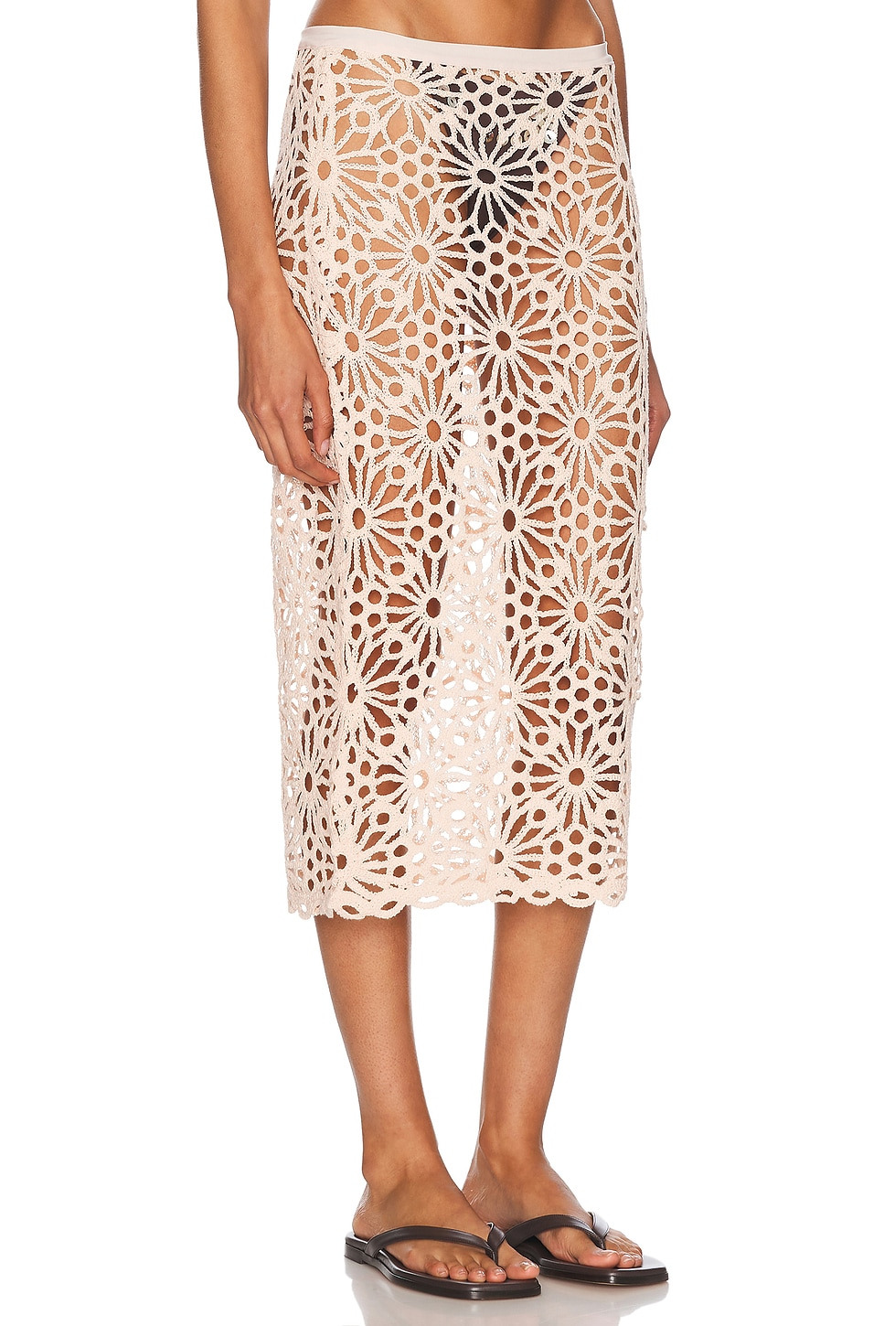 Straight Knee Length Skirt - 2