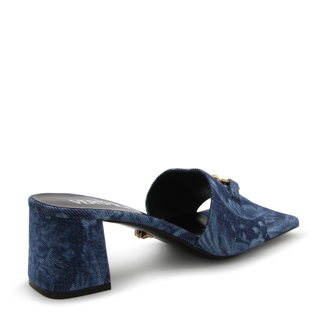 blue denim slippers - 3