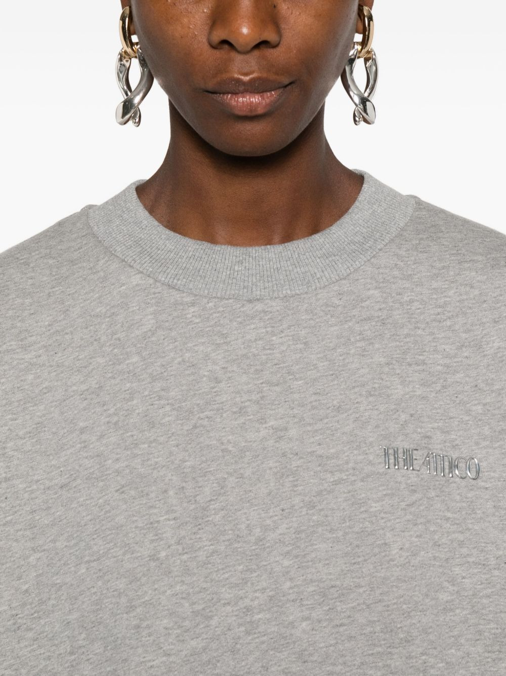 crew-neck cotton sweatshirt - 5