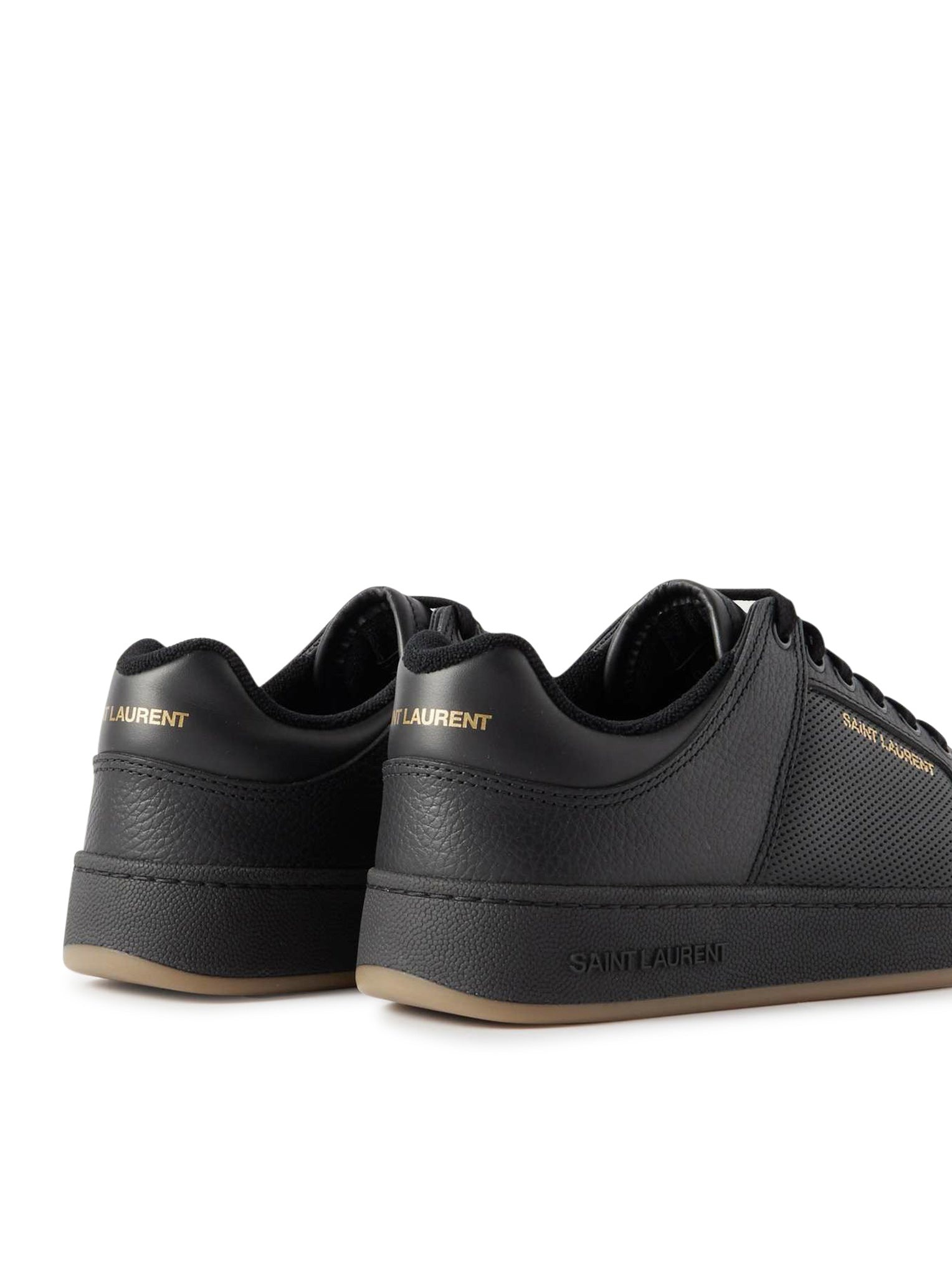 SL/61 PERFORATED LEATHER SNEAKERS - 4