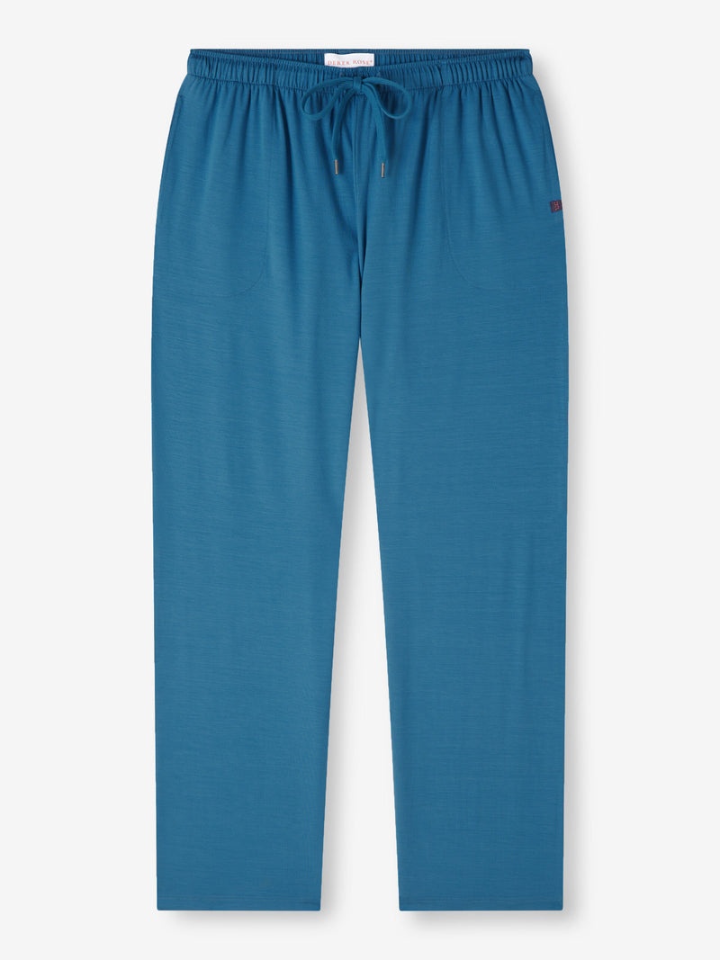 Men's Lounge Trousers Basel Micro Modal Stretch Ocean - 1