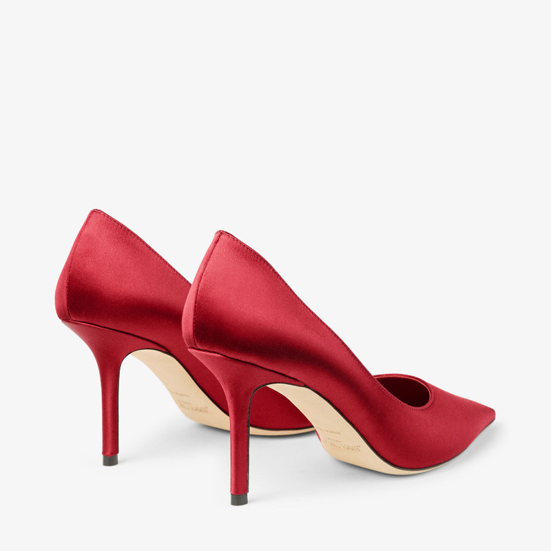JIMMY CHOO Love 85
Ruby Red Satin Pumps outlook